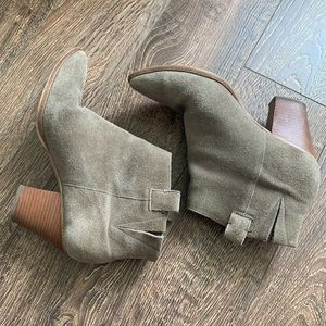 EATON SUEDE ANKLE BOOTS